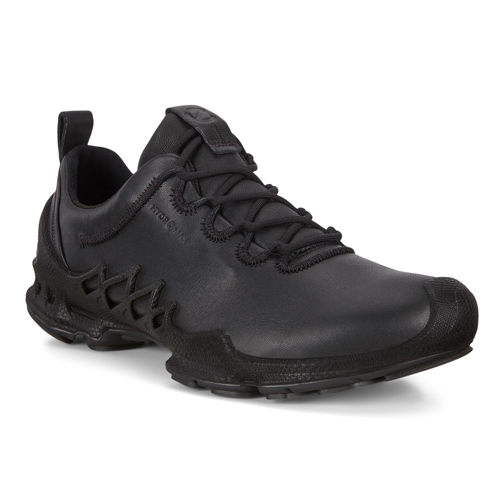 Mens Hiking Shoes - ECCO Biom Aex Low - Black - 7264OHVMX